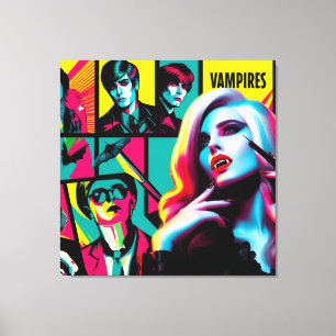 Impression d'art en toile Glam Vamps