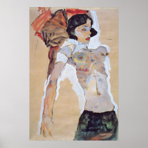 Impression d'art expressionniste Egon Schiele Mais