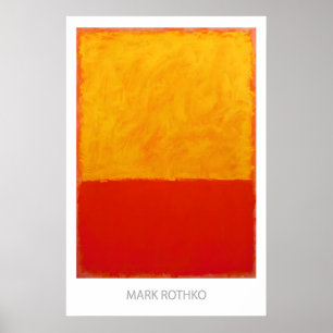 Impression d'art fine de Mark Rothko Expressionnis