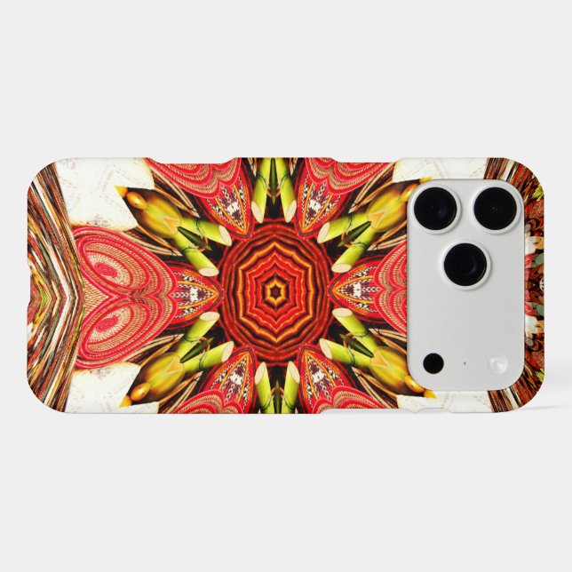 Impression d'art floral doodle (Verso (Horizontal))