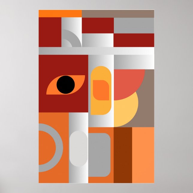 Impression d'art géométrique | Affiches d'art mura (Devant)