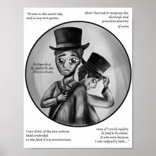 Impression d'art gothique Halloween Dr Jekyll et M