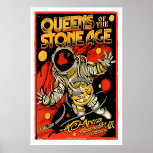 Impression d'art mat de l'affiche de concert repro