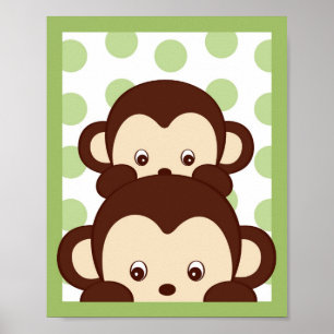 Impression d'art mural pour la nurserie Mod Pod Po