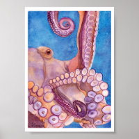 Impression d'art Octopus adaptée à la structure Mi