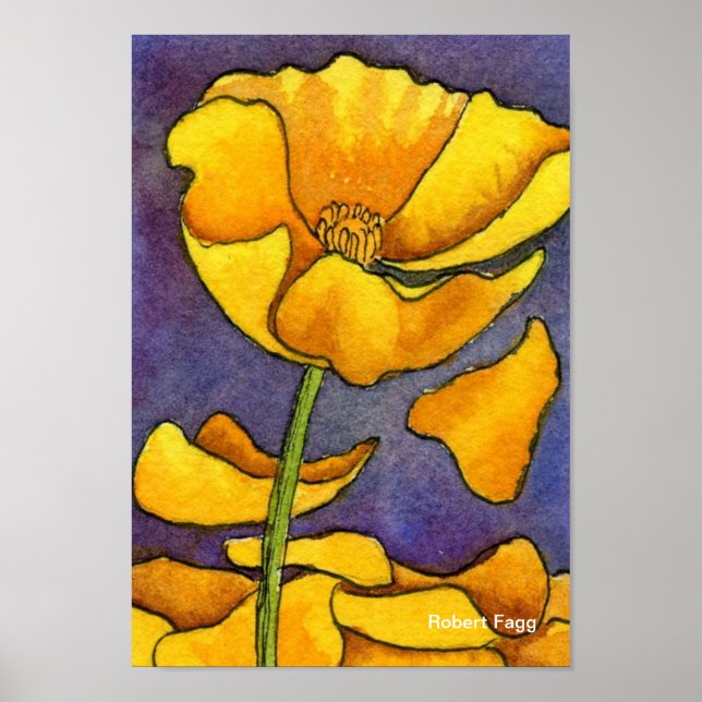 Impression d'art Pansy #4 (Devant)