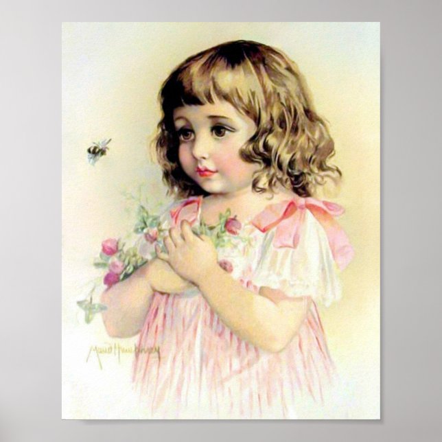 Impression d'art par Maud Humphrey Summer Girl & B (Devant)