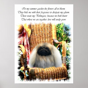 Impression d'art Pekingese