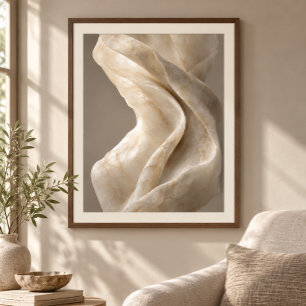 Impression d'art pliée en albâtre
