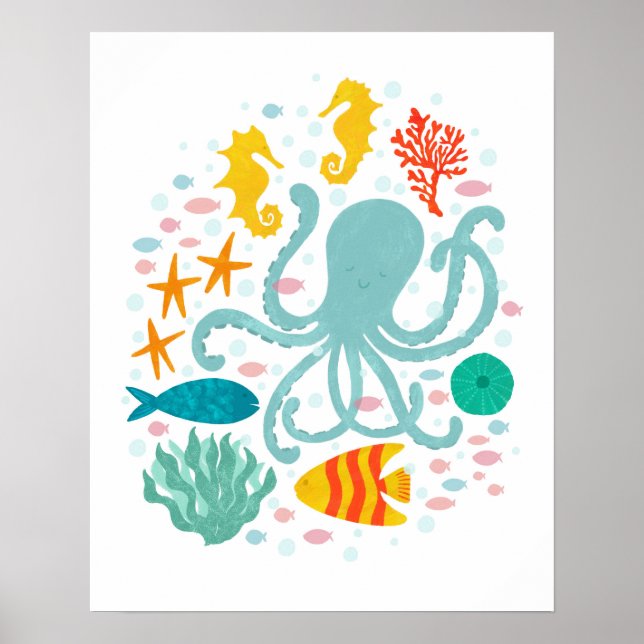 Impression d'art sous la mer (Devant)