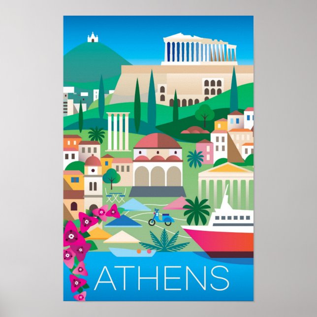 Impression d'Athènes (Devant)