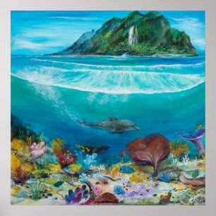 Impression dauphin sur