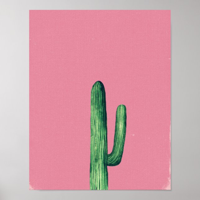 Impression de cactus. Plantes sur illustration d'a (Devant)