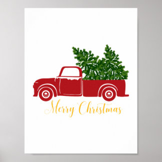 Impression de camion de Noël