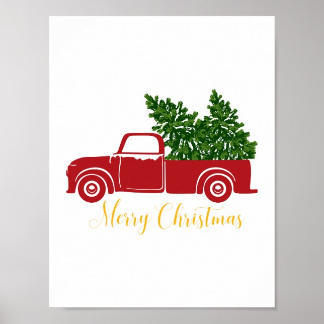 Impression de camion de Noël (Devant)