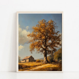 Impression de campagne vintage neutre, Automne att