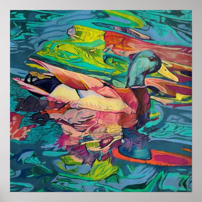 Impression de canard d'art personnalisé (Devant)