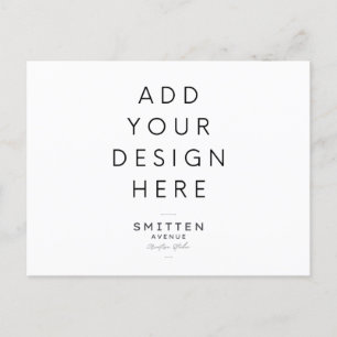 Impression de carte postale d'invitation