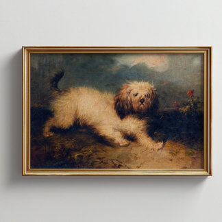 Impression de chien vintage Cavapoo téléchargement