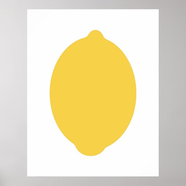 Impression de citron moderne (Devant)