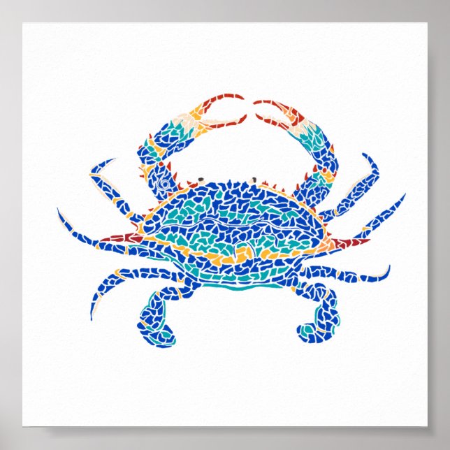Impression de crabe bleu (Devant)