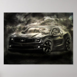 Impression de dessin Chevrolet Camaro