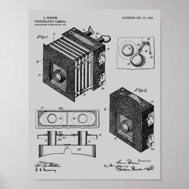 Impression de dessin d'art breveté de 1903 pour ca (Devant)