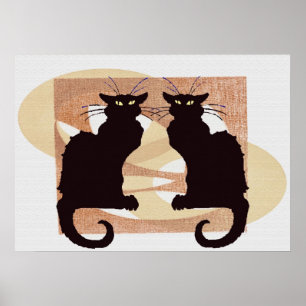 Impression de deux chats