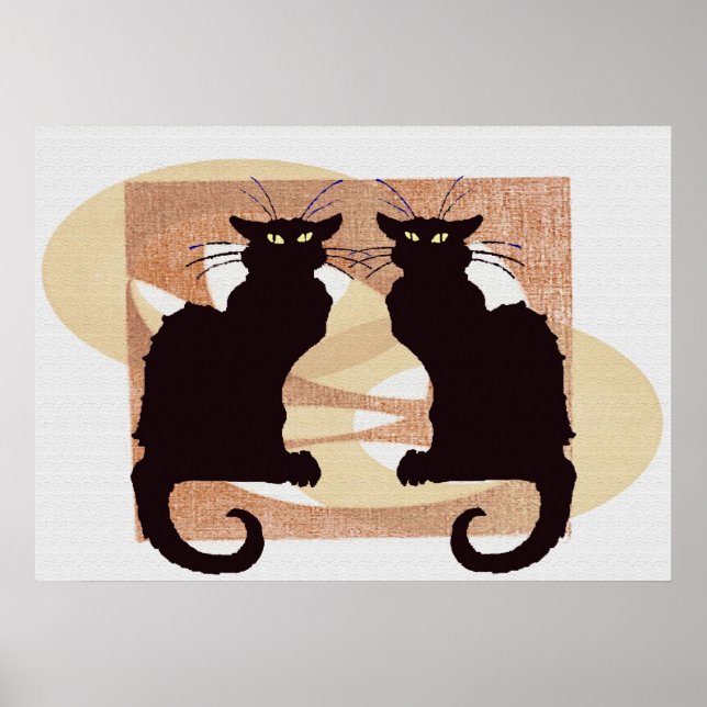 Impression de deux chats (Devant)
