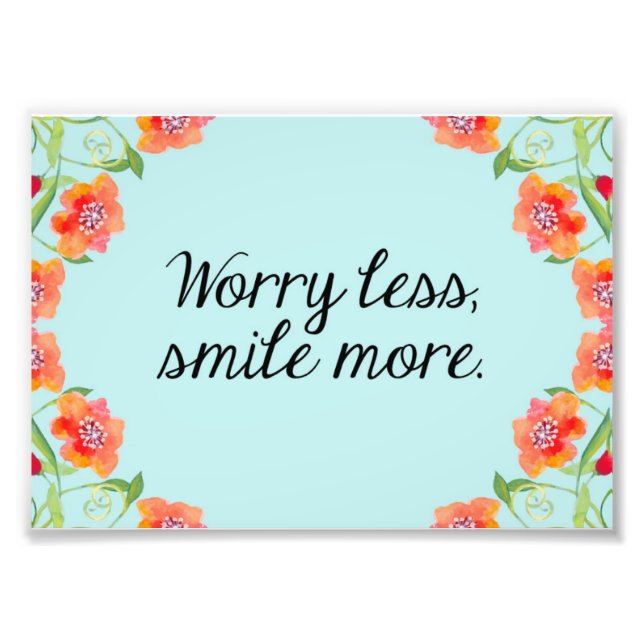 Impression de devis floraux, Aquarelle de devis in (Devant)