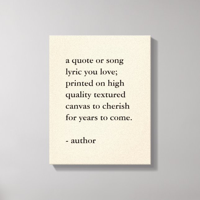 Impression de devis personnalisée sur la toile (Recto)