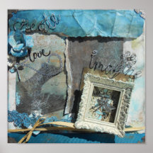 Impression de devis Turquoise multimédia mixte