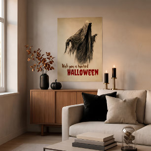 Impression de fantôme de Halloween Haunted Parchem
