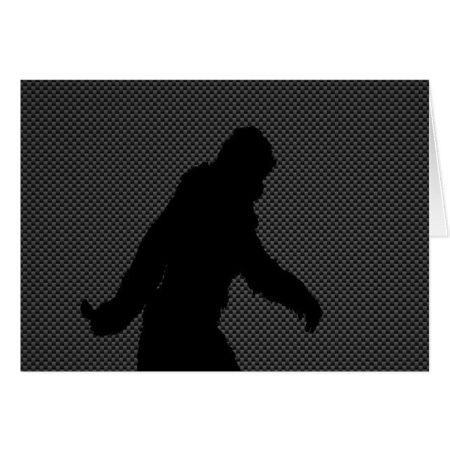 Impression de fibre de carbone de charbon de bois (Devant horizontal)