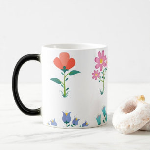 Impression de fleurs Mugs de café modernes