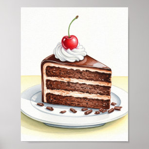 Impression de gâteaux au chocolat