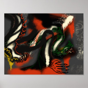 Impression de graffitis Dragon