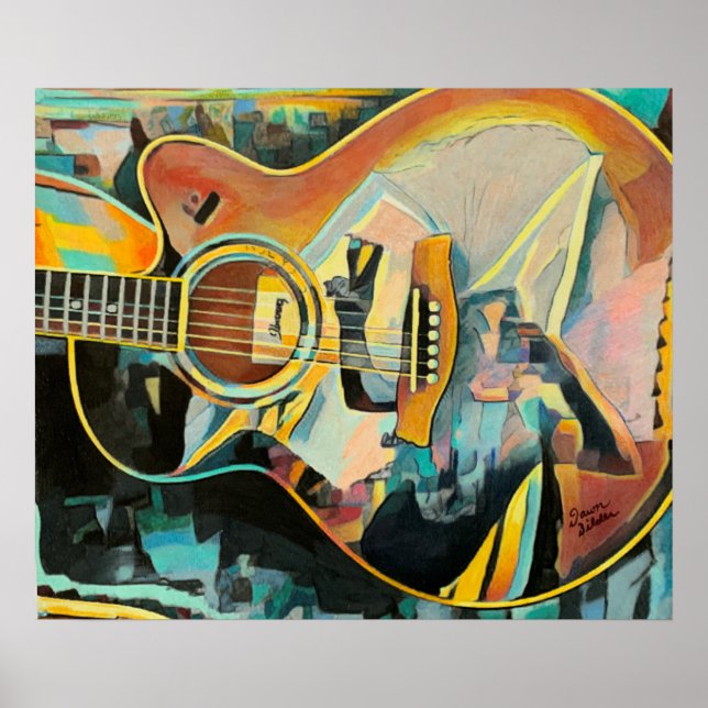 Impression de guitare (Devant)