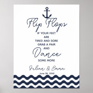 Impression de la fête de mariage Nautique Flip Flo