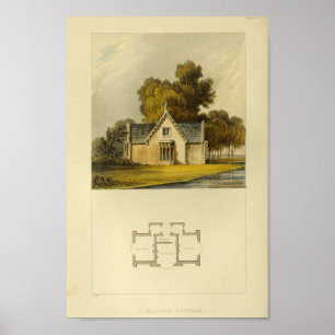 Impression de la maison de 1818 Design vintage