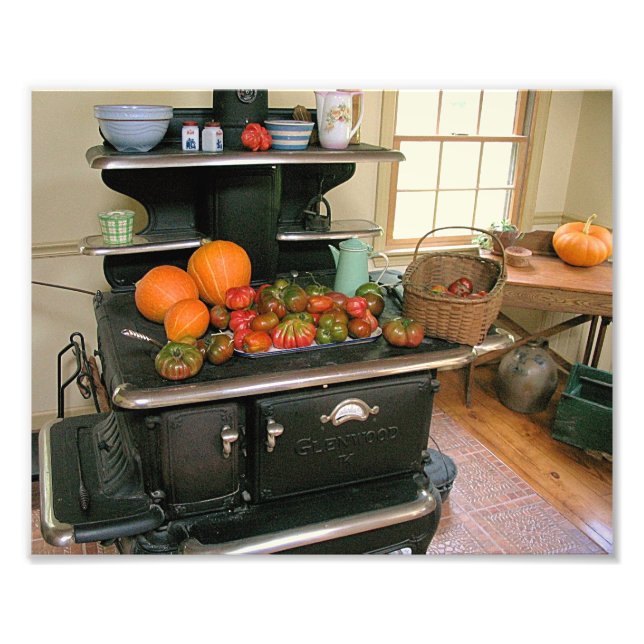Impression de la photo de la cuisinière du pays (Devant)