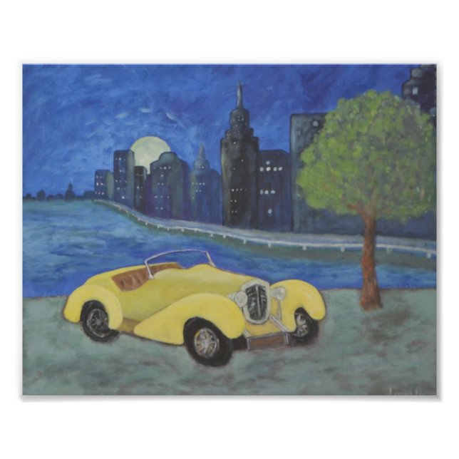 Impression de la photo de la peinture de la ville (Devant)