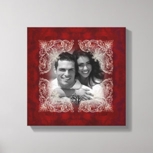 Impression de la photo rouge vintage