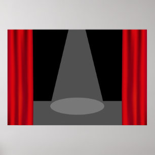 Impression de la scène de théâtre