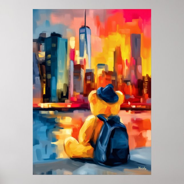 Impression de la skyline de Manhattan par Teddy Fa (Devant)