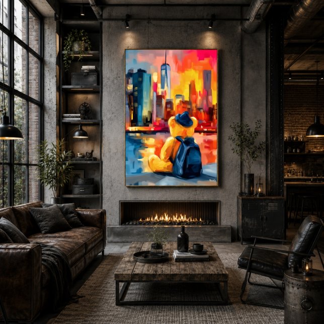 Impression de la skyline de Manhattan par Teddy Fa (Créateur téléchargé)
