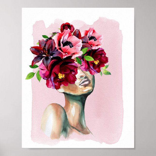 Impression de la tête de fleur (Devant)
