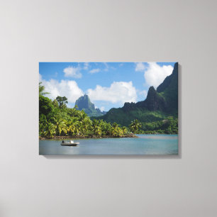 Impression de la toile de Cook's Bay, Moorea