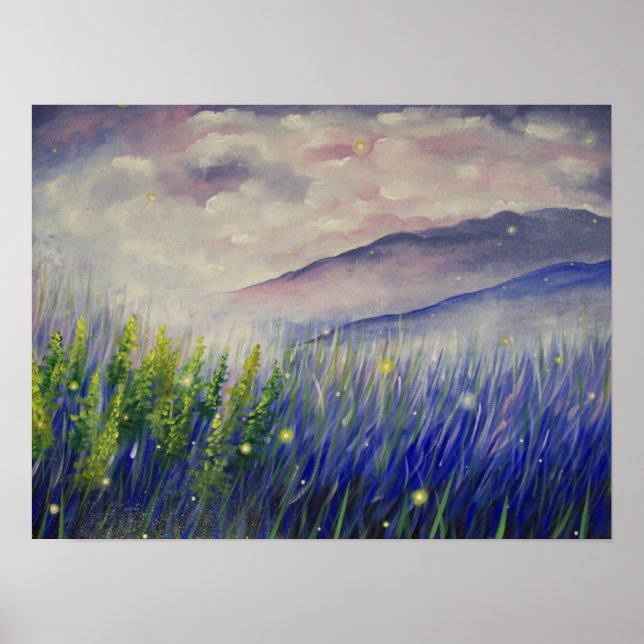 Impression de la toile de luciole (Devant)