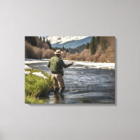Impression de la toile de pêche à la volée